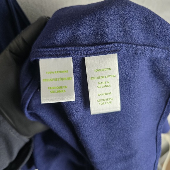 Lilly Pulitzer Womens 4 Dress Navy Blue Jane Shift Gold Embroidered Sleeveless - Picture 5 of 7